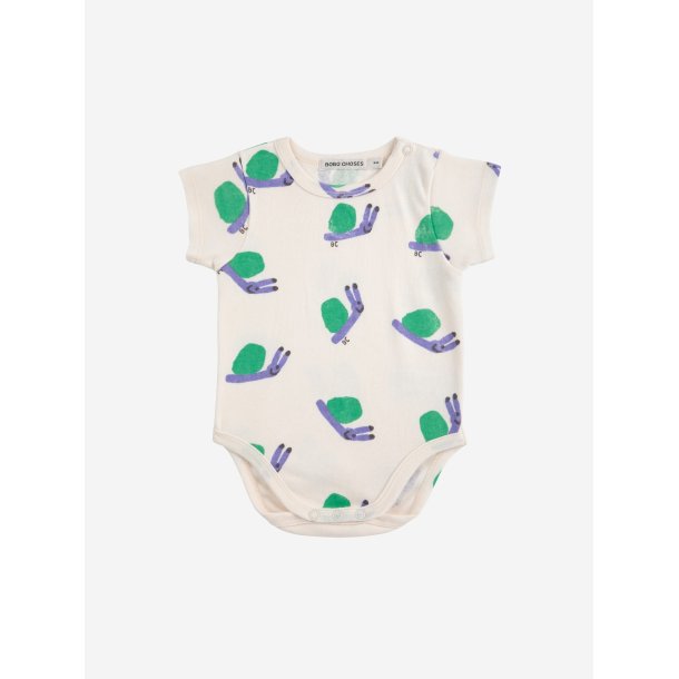 Bobo Choses Funny Snail All Over Body SS Offwhite