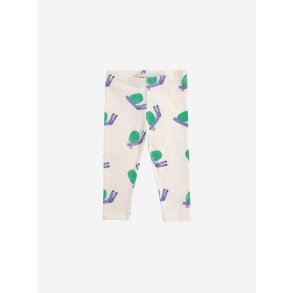 Bobo Choses Funny Snail All Over Leggings Offwhite