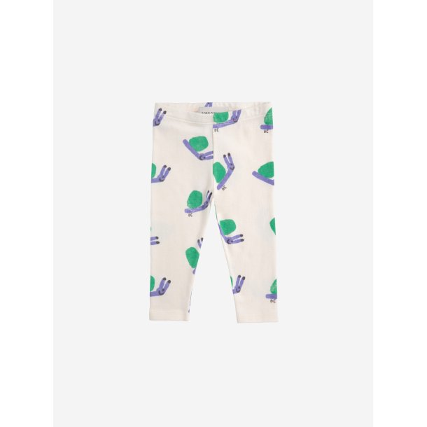 Bobo Choses Funny Snail All Over Leggings Offwhite