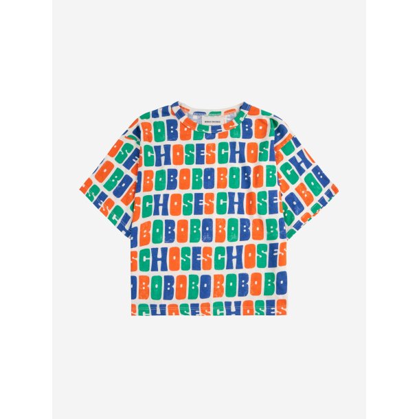 Bobo Choses Multicolor Bobo Choses All Over T-shirt Off White