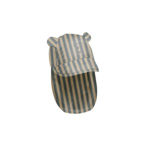 Konges Sljd Aster Bear Sun Hat GRS Sailor Stripe