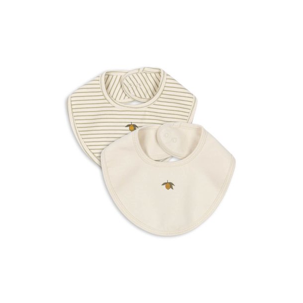 Konges Sljd Basic 2-pack Bib Tea Stripe