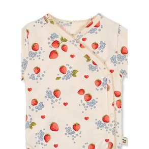 Konges Sljd Basic LS Newborn Body GOTS Marmalade