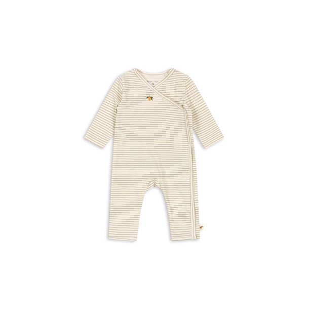 Konges Sljd Basic Onesie Newborn GOTS Tea Stripe