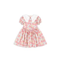 Konges Sljd Coeur Collar Dress GOTS Fleur Anglaise