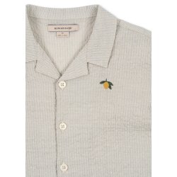 Konges Sljd Elliot SS Shirt GOTS Quarry Stripe