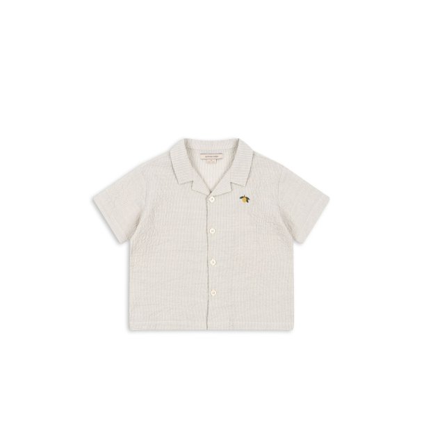 Konges Sljd Elliot SS Shirt GOTS Quarry Stripe