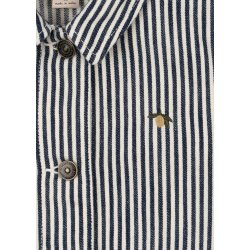 Konges Sljd Fender Jacket GOTS Naval Stripe