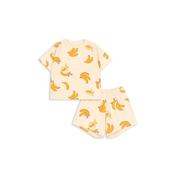 Konges Sljd Lin Set GOTS Go Bananas