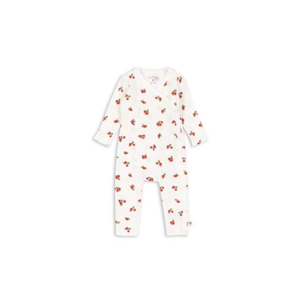 Konges Sljd Minnie Newborn Onesie GOTS Rose Red