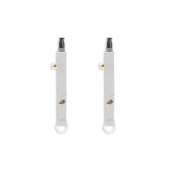 Konges Sljd Seersucker Pacifier Strap 2-pack