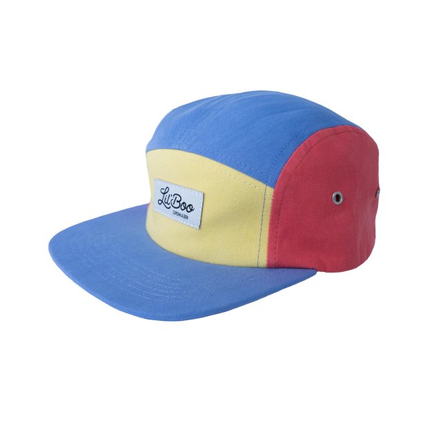 Lil' Boo Block Cap Yellow/Dusty Blue/Red 5 Panel