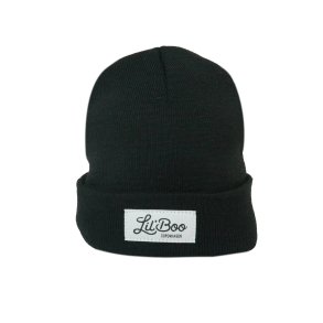 Lil' Boo Merino Wool Beanie Black