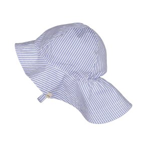 MarMar Alba Hat Long Poplin Bolich Blue Stripes