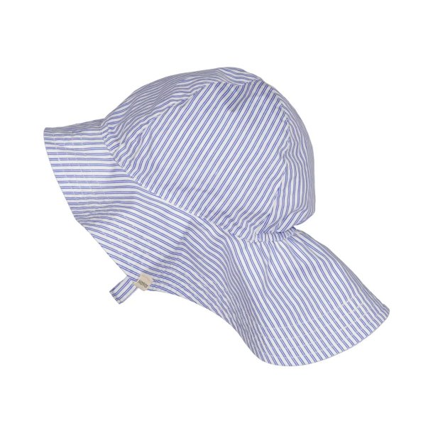 MarMar Alba Hat Long Poplin Bolich Blue Stripes