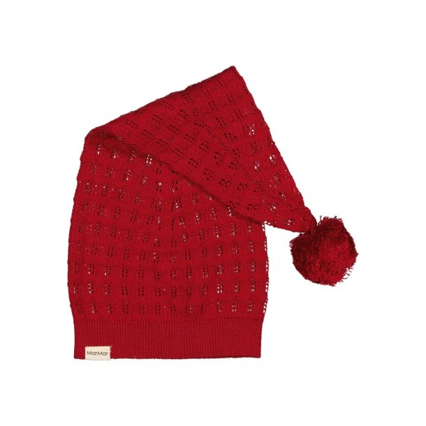 MarMar Alfen Knit Hat Hibiscus Red
