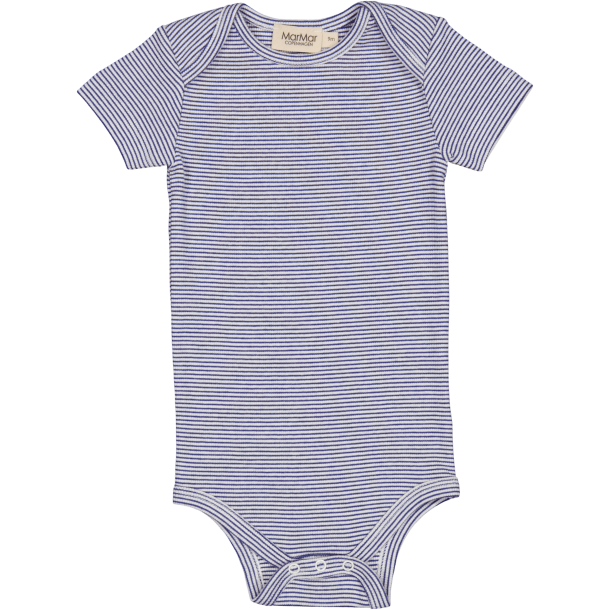 MarMar Ben Modal Fine Rib Body Blue Stripe