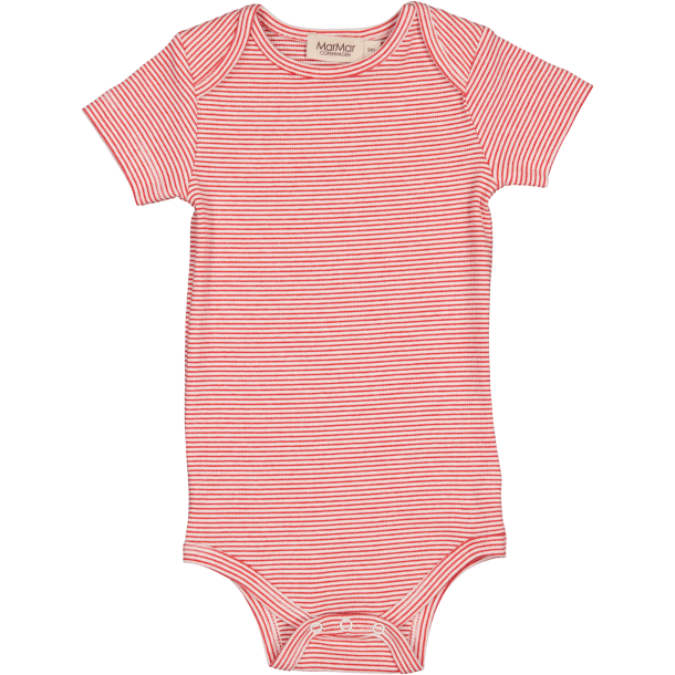 MarMar Ben Modal Fine Rib Body Red Stripe