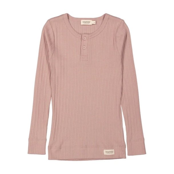 MarMar Tee LS Modal Broad Rib Light Plum