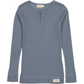 MarMar Tee LS Modal Broad Rib Stormy blue