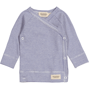 MarMar Tuti Wrap LS Modal Fine Rib Blue Stripe