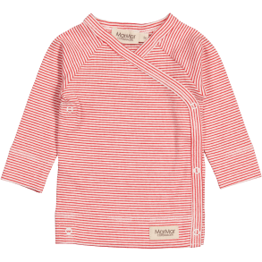 MarMar Tuti Wrap LS Modal Fine Rib Red Stripe