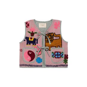 Sissel Edelbo Clio Mini Vest Hazel Waffle