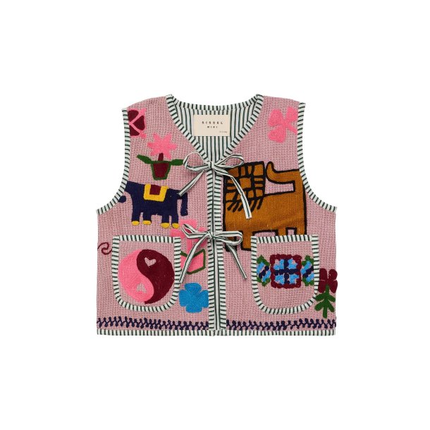 Sissel Edelbo Clio Mini Vest Hazel Waffle