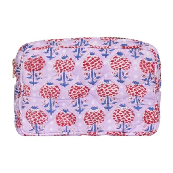 Sissel Edelbo Julie Cosmetic Bag Purple Flower