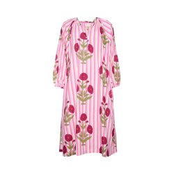 Sissel Edelbo Lara Organic Cotton Dress Onesize Poppy Rose VOKSEN
