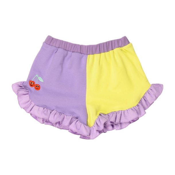 Wauw Capow Augusta Block Shorts Purple &amp; Yellow