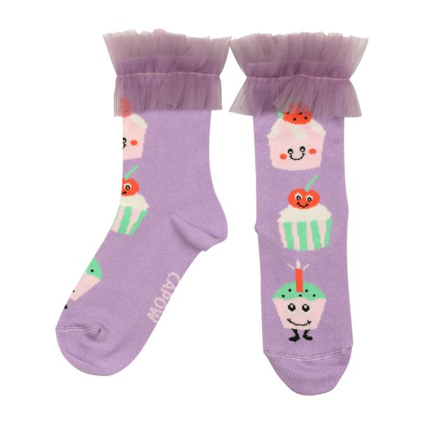 Wauw Capow Good Times Socks Purple