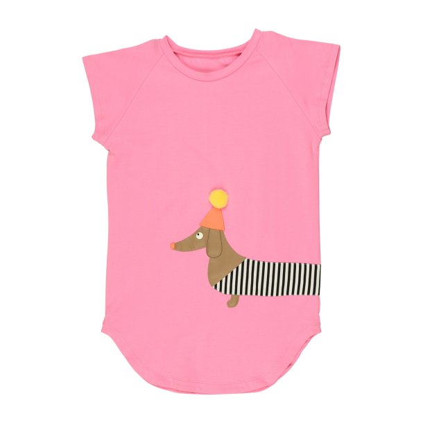Wauw Capow Nova Poppy Dress Pink