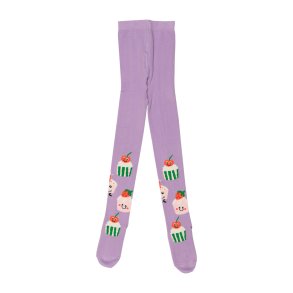 Wauw Capow Party People Tights Purple