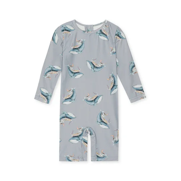 Konges Sljd Aster UV Onesie Whale Boat