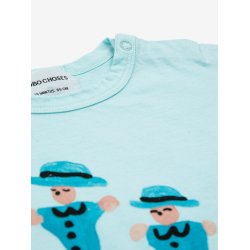 Bobo Choses Baby Dancing Giants T-shirt Light Blue