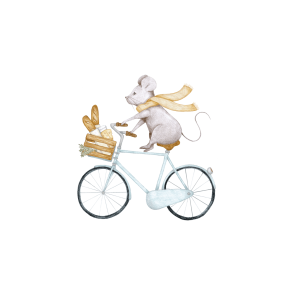 Ephie Studio Kunstprint Cykelmusen
