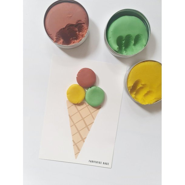 Farverige Dage Legeunderlag Til Modellervoks