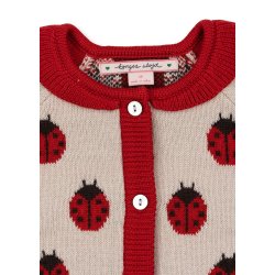 Konges Sljd Belou Knit Cardigan Ladybug