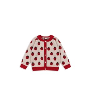 Konges Sljd Belou Knit Cardigan Ladybug