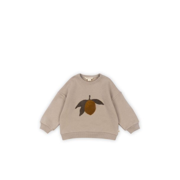 Konges Sljd Lou Terry Sweat Shirt OCS Oxford Tan