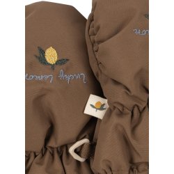 Konges Sljd Nohr Snow Baby Mittens Walnut