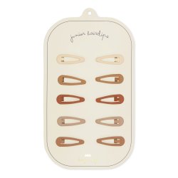 Konges Sljd 10 Pack Mini Hair Clips Drop