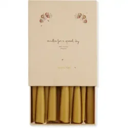 Konges Sljd Birthday Train Candles 20 Pack Nature