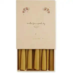 Konges Sljd Birthday Train Candles 20 Pack Nature