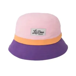 Lil' Boo Block Bucket Hat Purple/Pink/Orange
