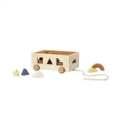 Fabelab Shape Sorter Pull Cart