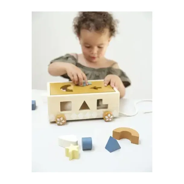 Fabelab Shape Sorter Pull Cart