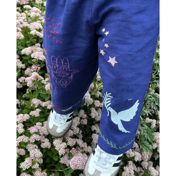 Sissel Edelbo Oda Mini Organic Cotton Pants Ultramarine Blue