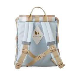 Fabelab Backpack Small Cottage Blue Checks